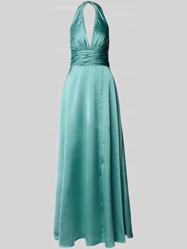LUXUAR FASHION Avondjurk met halter groen, foto 2