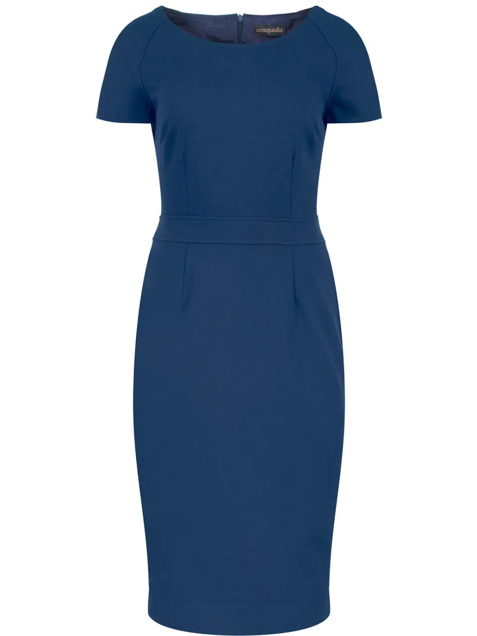 Conquista Petrol Fitted Cap Sleeve Dress, foto 2