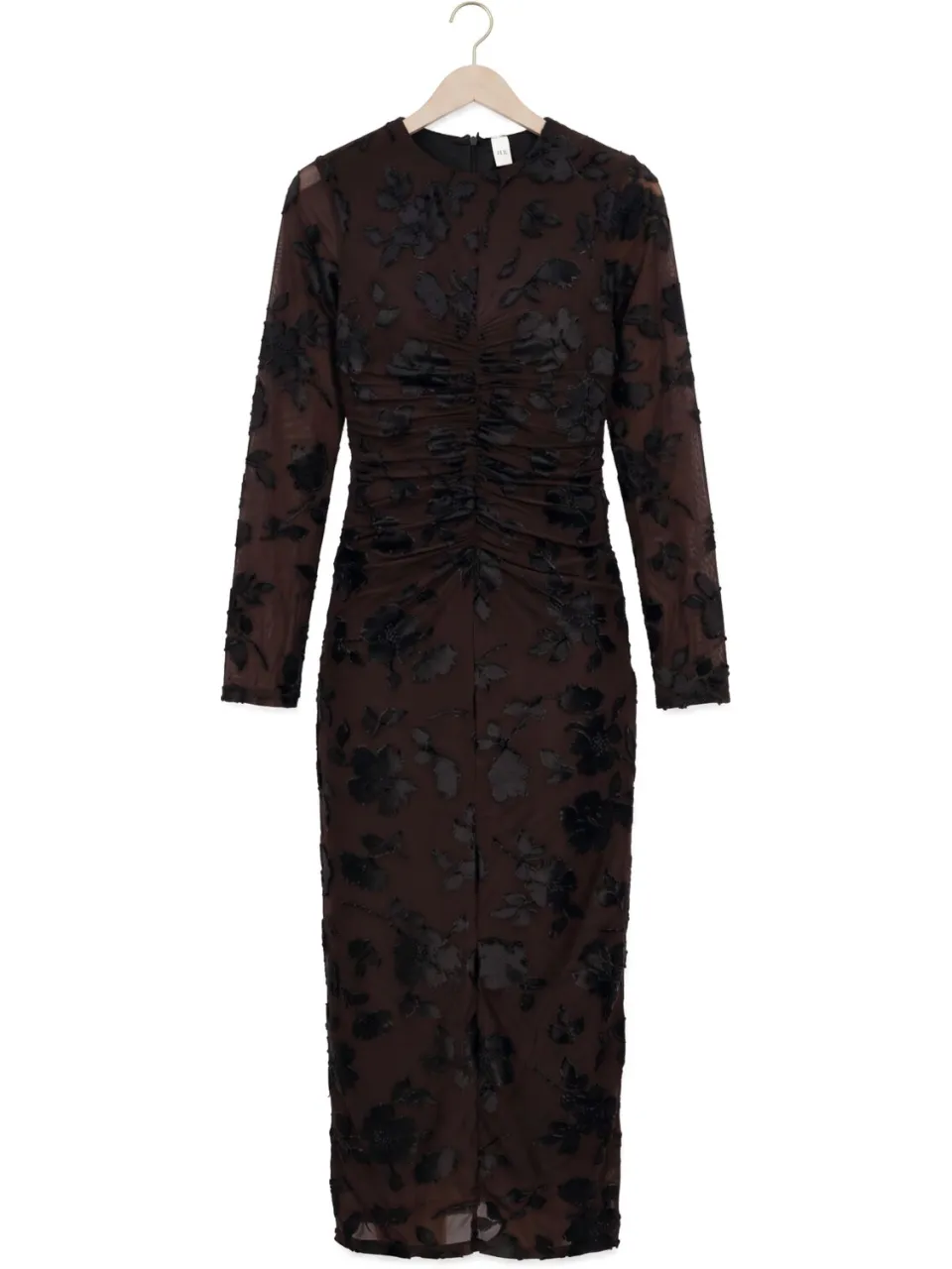 Y.A.S. YAS Dames Jurken Yasmarena Ls Long Dress S - Bruin, foto 2