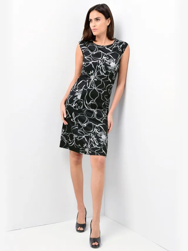 Alba Moda Jersey jurk zwart