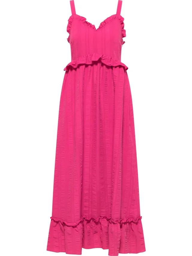 IZIA Maxi jurk roze