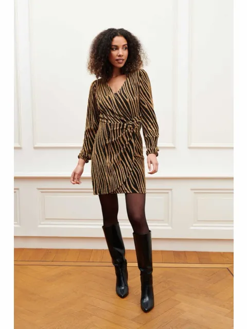 Lofty Manner Dress louise dessin Bruin