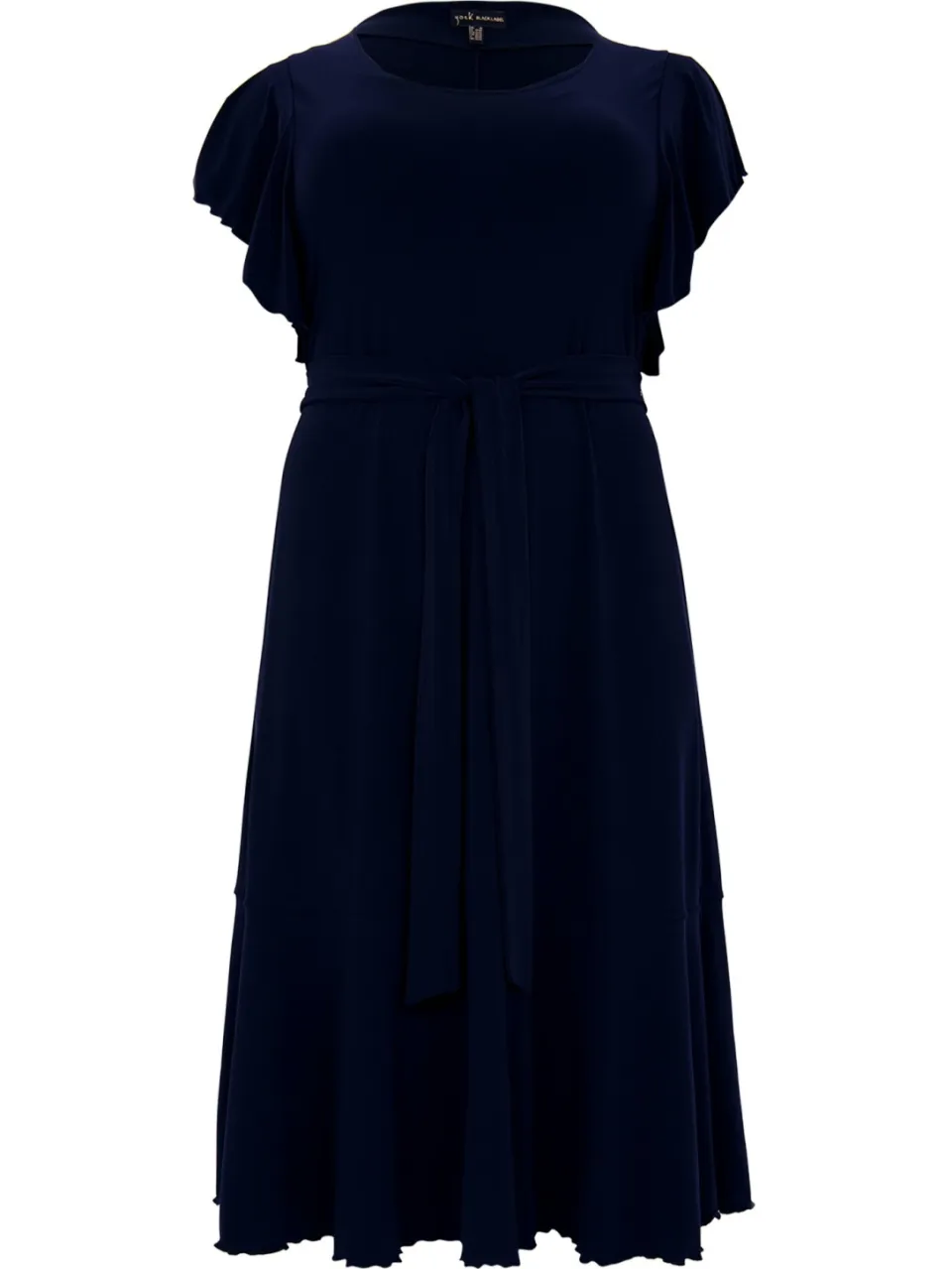 Yoek Jurk met volants | Blauw, foto 2