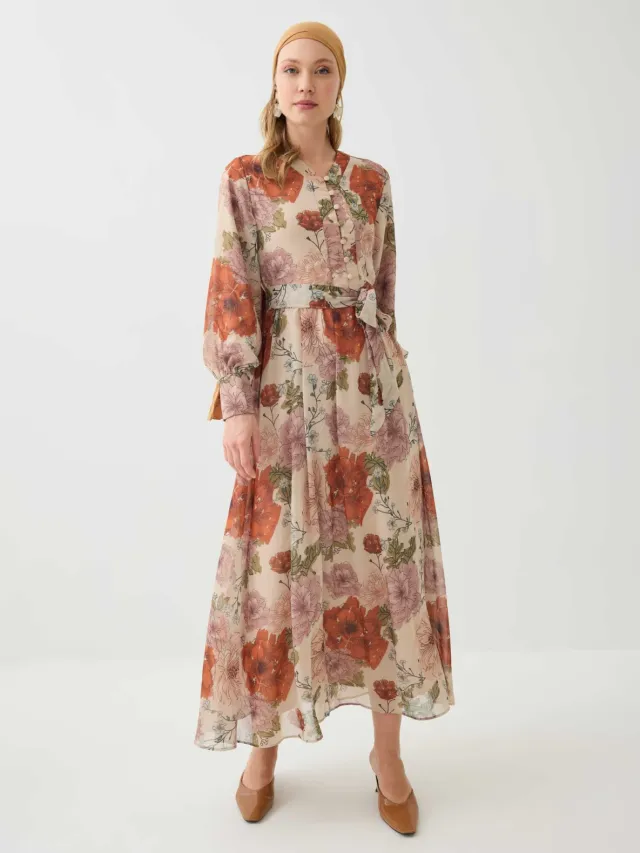 Refka Modest Dress Refka Roze