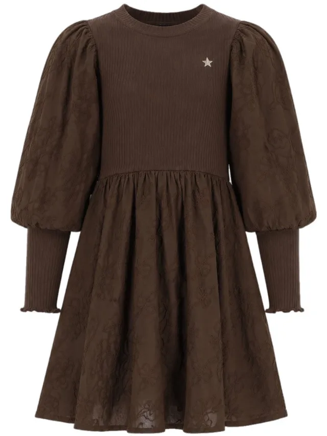 Like Flo Maddy dress - Choco