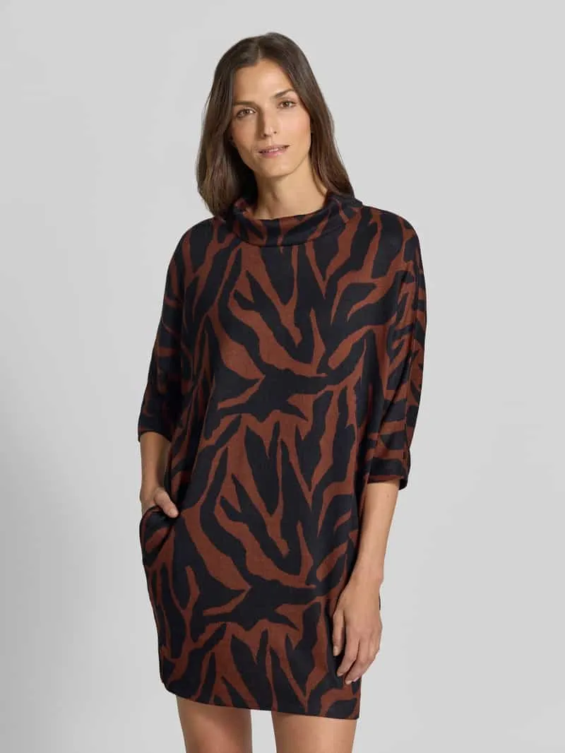 Apricot Mini-jurk met zijwaartse steekzakken Lichtbruin