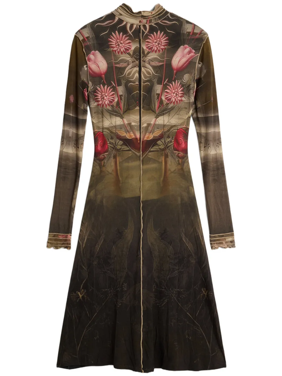 Desigual midi jurk zwart, foto 2