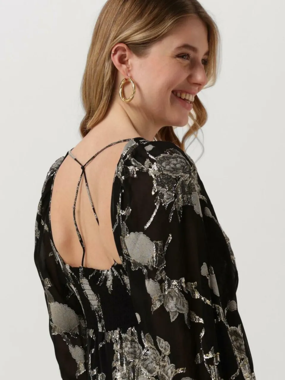 LEVETE ROOM Dames Jurken Lr-viva 3 Dress - Zwart, foto 4