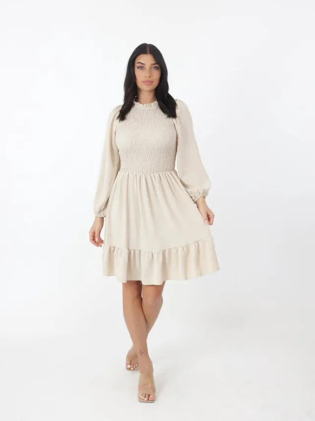 Elara Zomerjurk Beige
