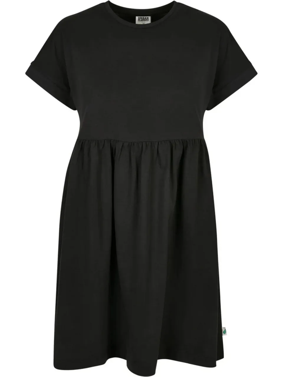 Urban Classics Dames/Dames Empire Valance Organic T-shirt Jurk (Zwart), foto 2