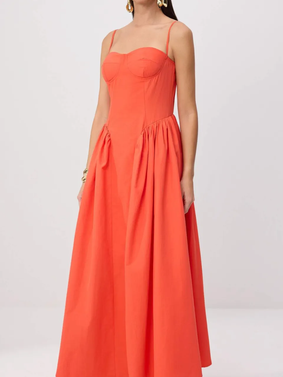 Trendyol TRENDYOLMİLLA Dames Roze Effen Maxi Mouwloos Stijlvol/Avond Skater Jurken, foto 2