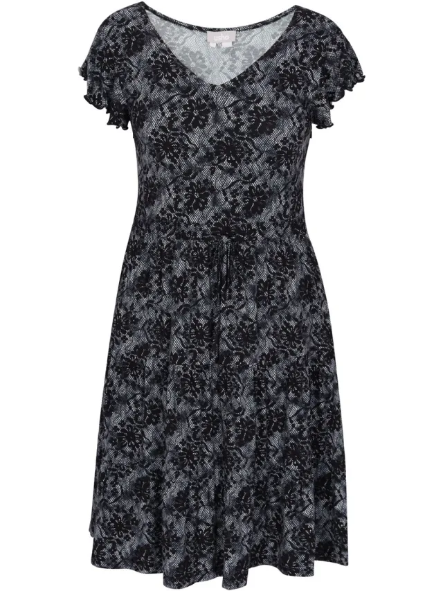 Usha Dress black