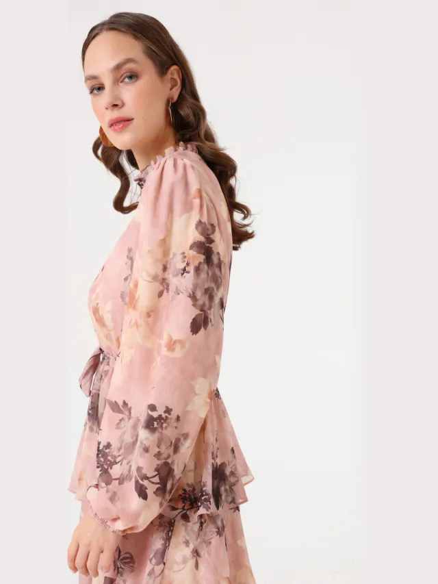 Refka Modest Dress Refka Lichtroze