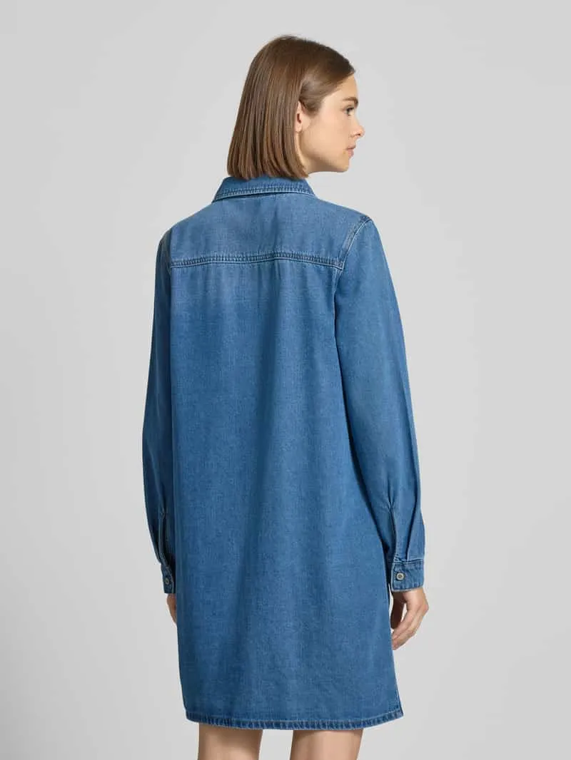 Only Oversized jeansjurk van katoenmix, model 'LISA' jeansblauw, foto 3