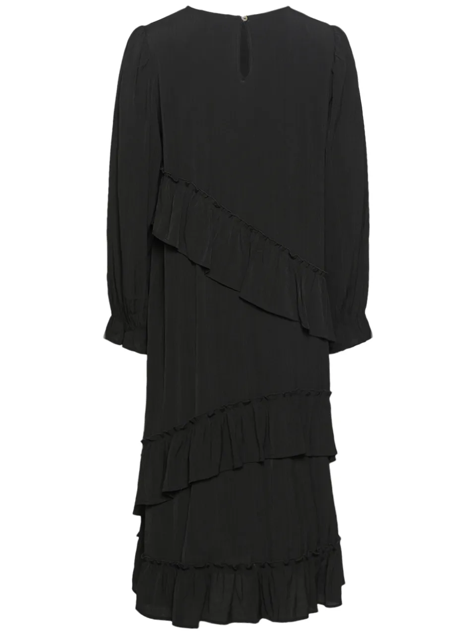 Noella Sierra Frill-jurk in zwart
