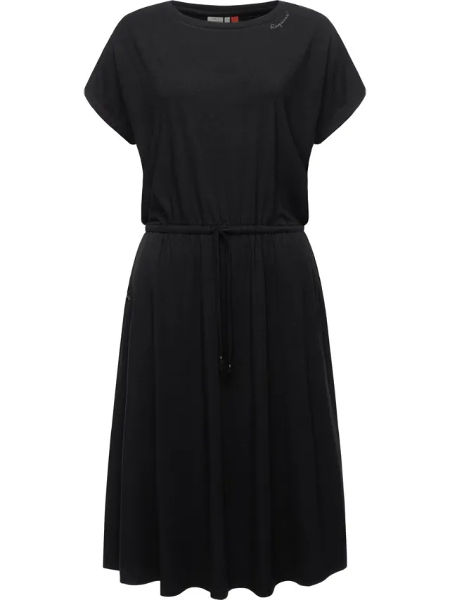 Ragwear Damen zomerjurk Pecori Dress Black