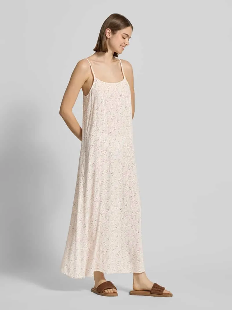 Pieces Smalle vrijetijdsjurk van pure viscose model 'BARRI' wit, foto 4