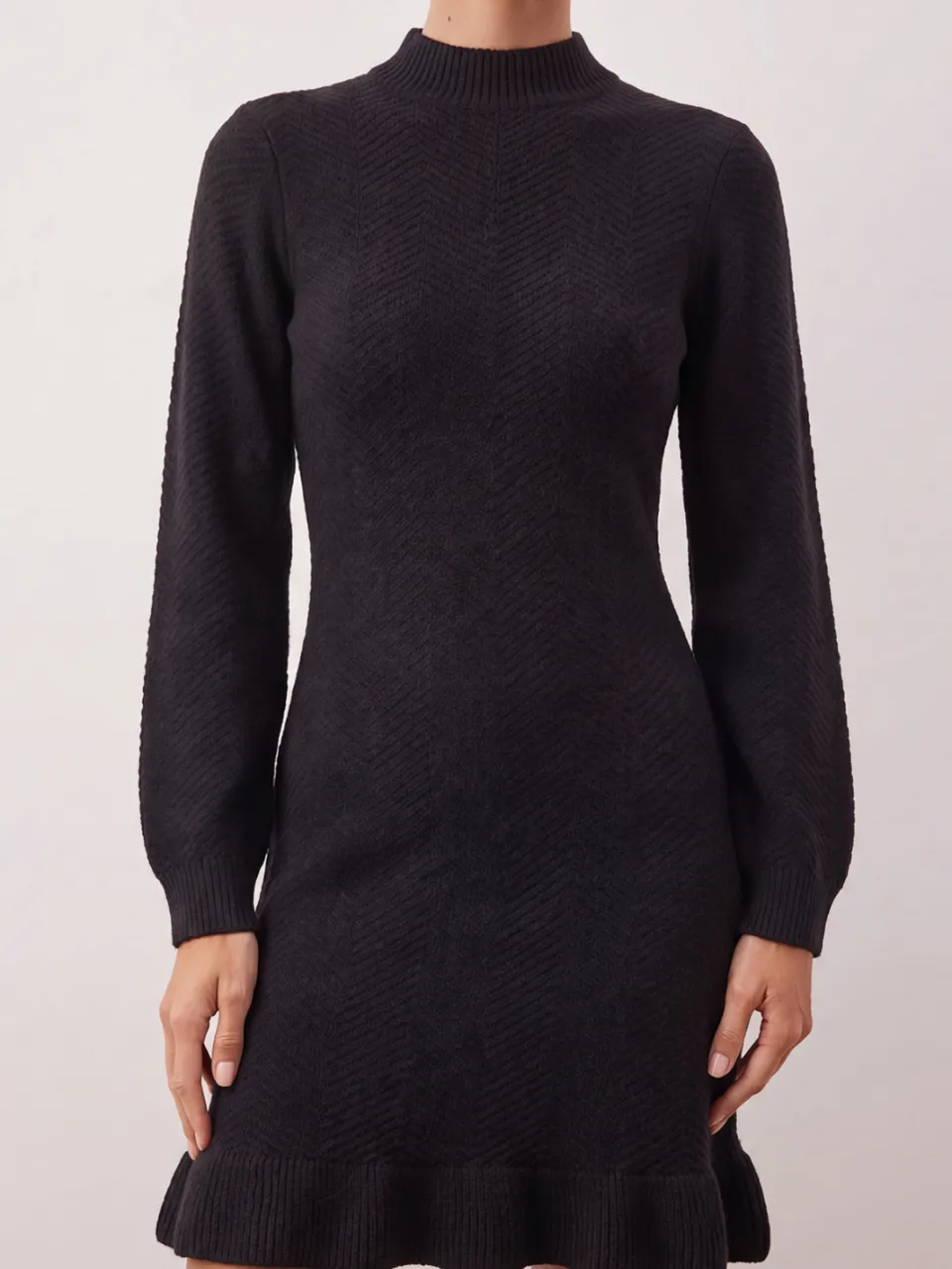 Trendyol TRENDYOLMİLLA Dames Zwart Effen Extra Kort / Super Mini Lang Casual A-lijn Jurken, foto 2