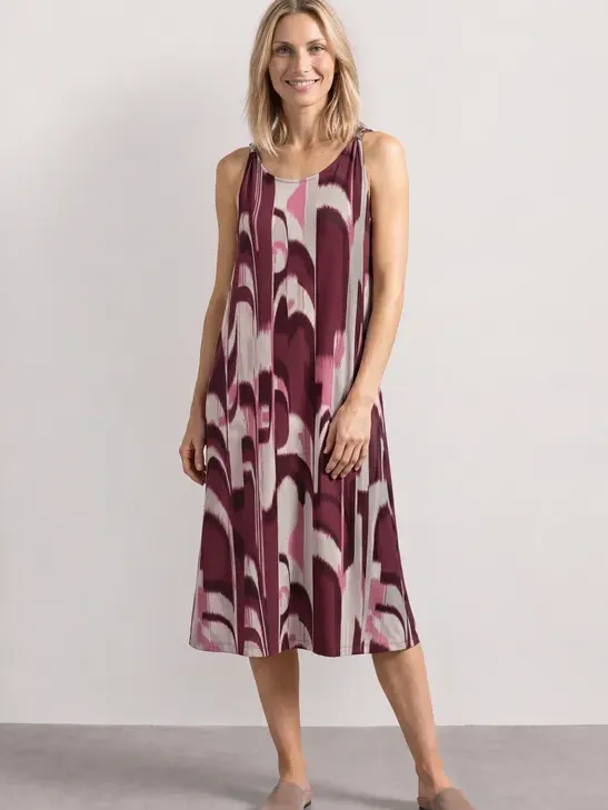 Street One Knielange jurk met gespdetail Rood