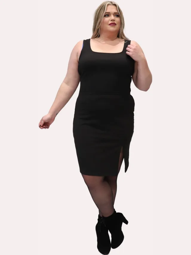 Vero Moda curve jurk EDNA Black