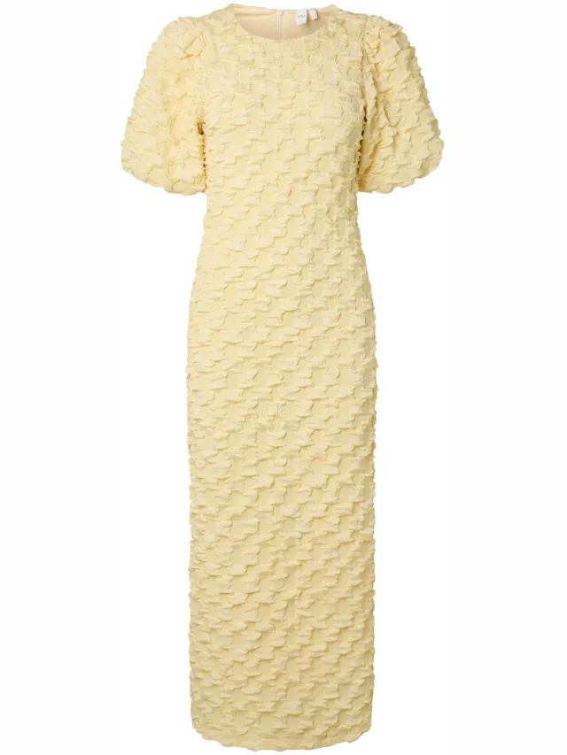 Yas maxi-jurk YASMIAMAJA HALFLANG anise flower