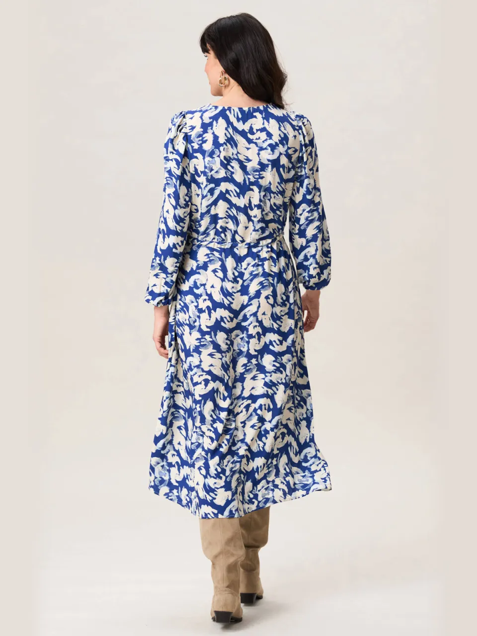 Miss Etam blousejurk met paisley print blauw, foto 3