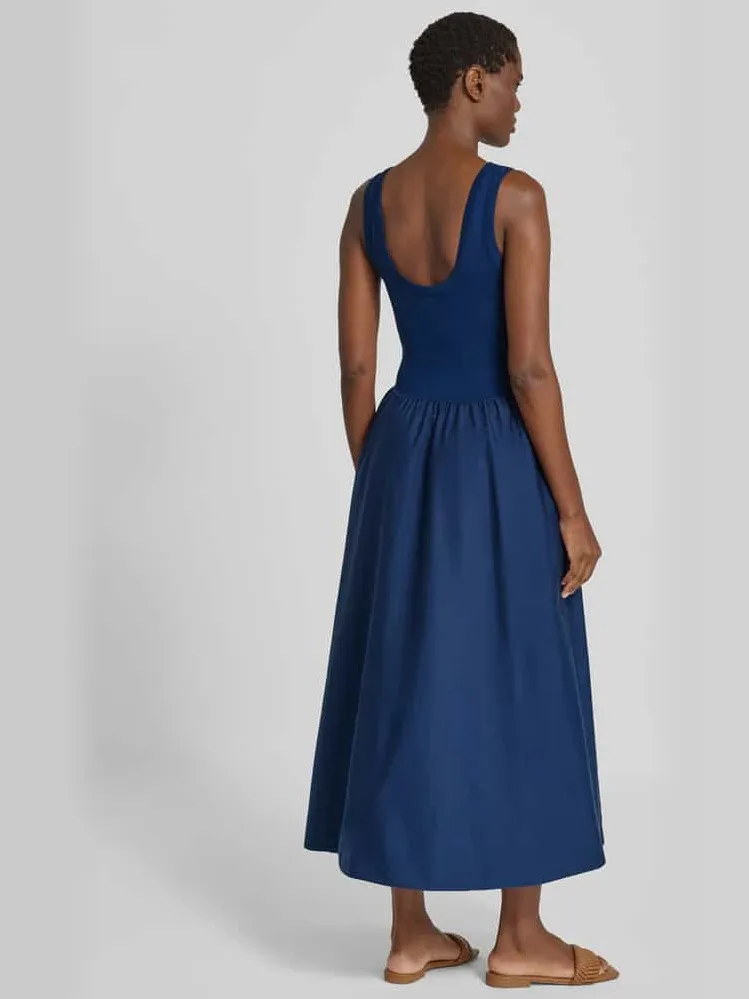 Polo Ralph Lauren Fit-and-flare vrijetijdsjurk van viscosemix koningsblauw, foto 3