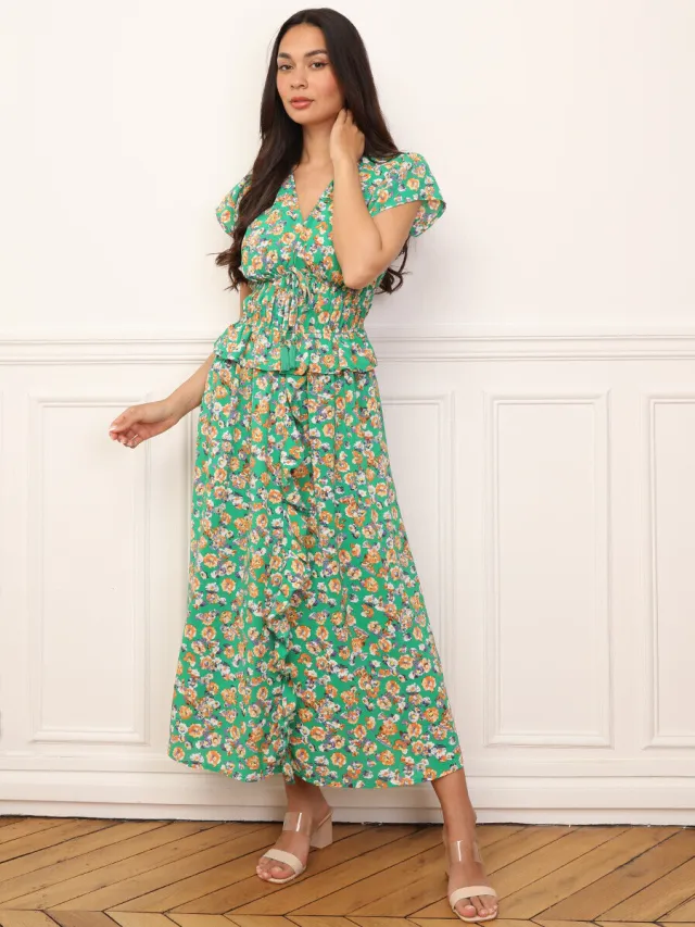 La Modeuse Jurk La Modeuse 70998_P166325 Groen