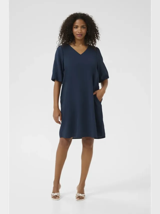Kaffe Damesjurk KAFFE Ellen Blauw