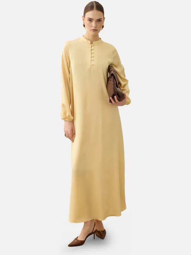 Refka Modest Dress Refka Geel