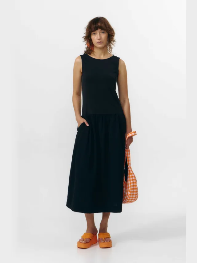 SUITE13LAB dames vegan Jurk Mie Zwart