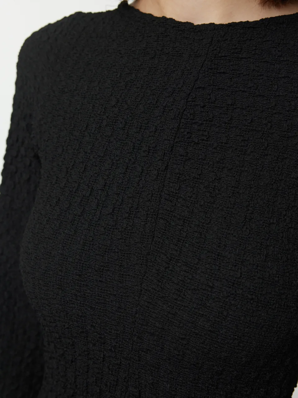 Trendyol TRENDYOLMİLLA Dames Zwart Effen Maxi Lang Casual Bodycon Jurken, foto 2