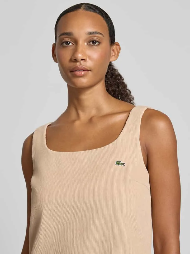 Lacoste Slim fit vrijetijdsjurk van puur katoen beige, foto 5