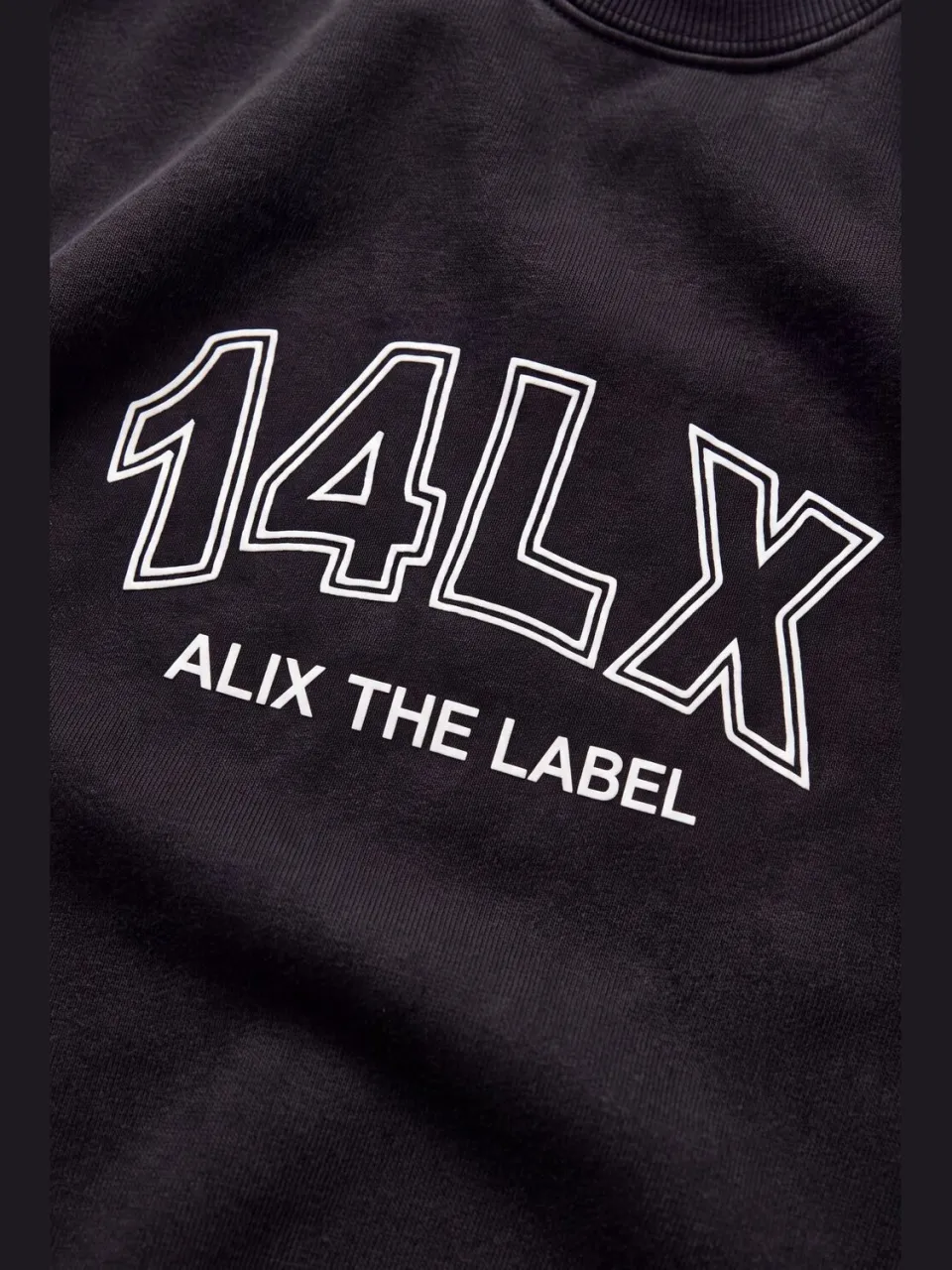 ALIX MINI Meisjes Jurken Sweatdress - Donkergrijs, foto 3