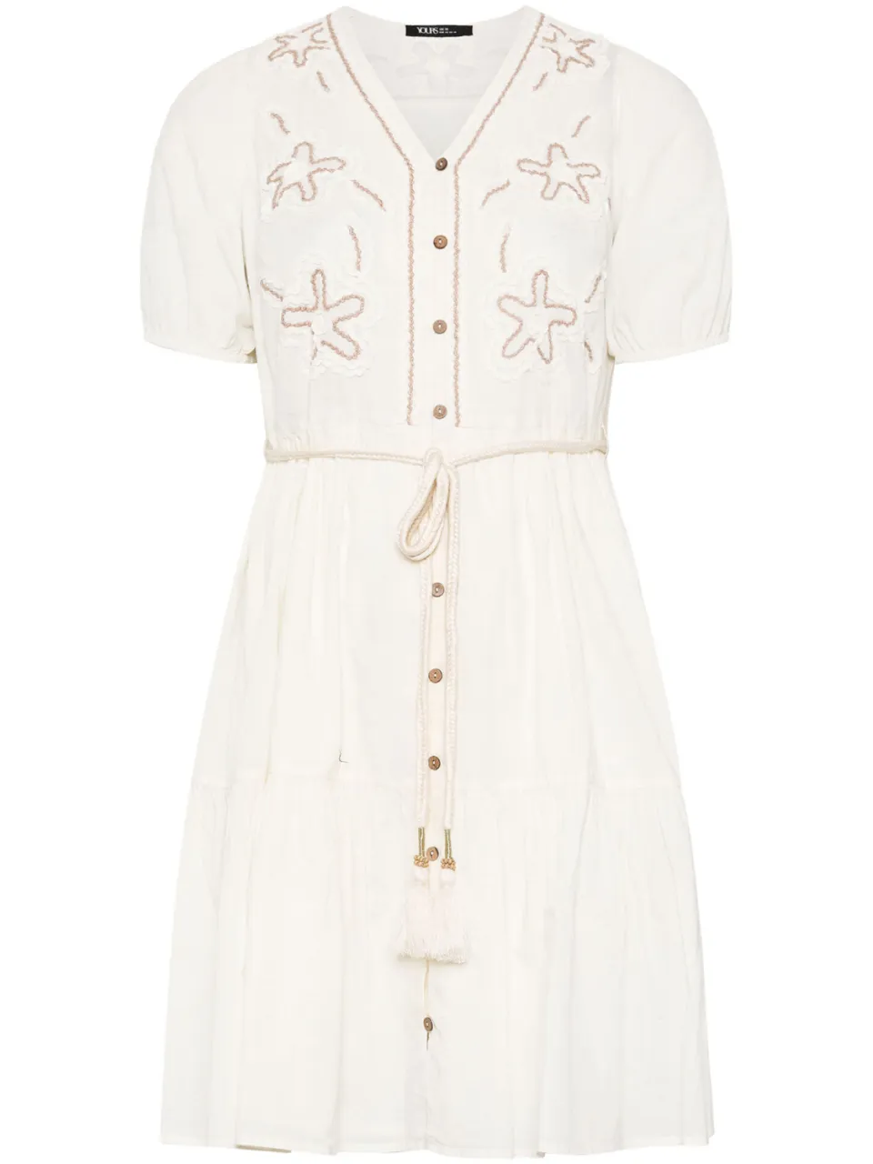 Yours Witte Bloemdetails Shirtjurk, foto 4