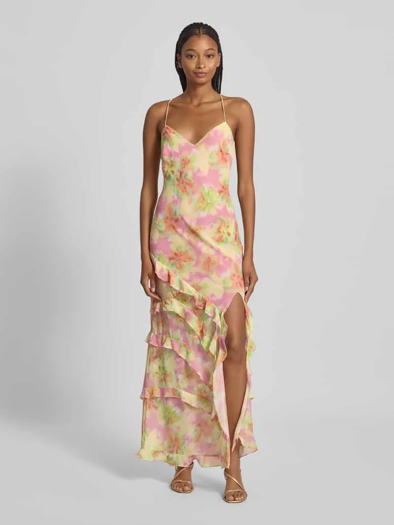 bardot Cocktailjurk met hartvormige hals, model 'CANTARA' Roze