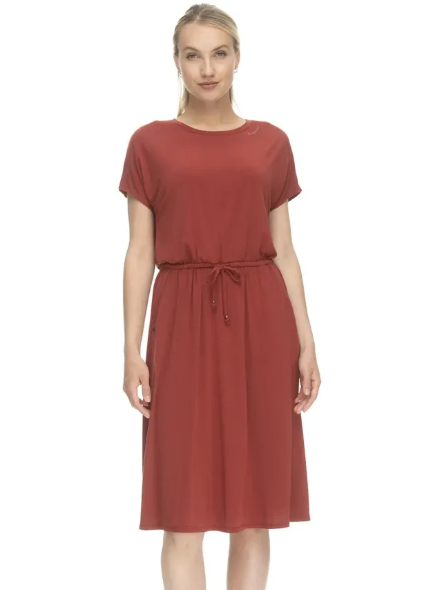 Damesjurk Ragwear Pecori Dress terracotta
