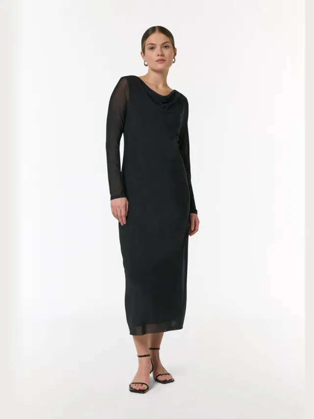 Comma Kleid zwart
