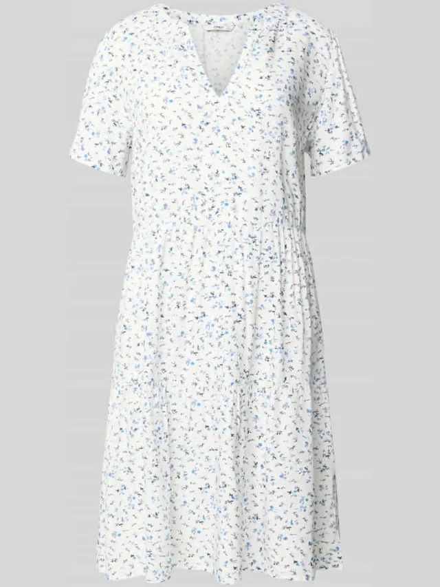 Only Getailleerde zomerjurk van pure viscose model 'ZALLY LIFE' wit, foto 2