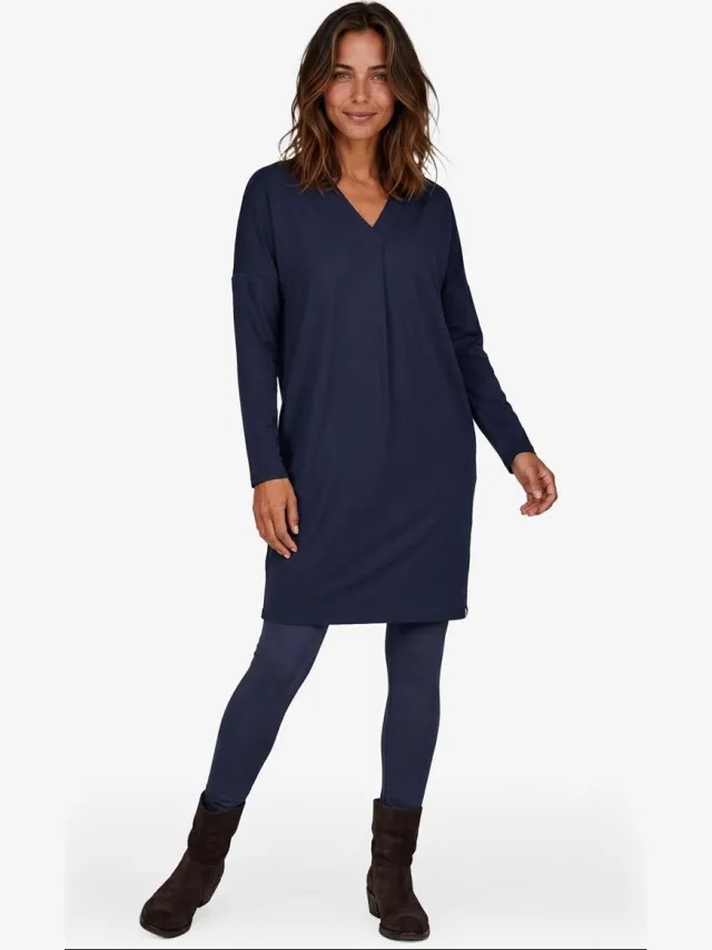 Didi Dames Loose dress Indy Dark blue Blauw