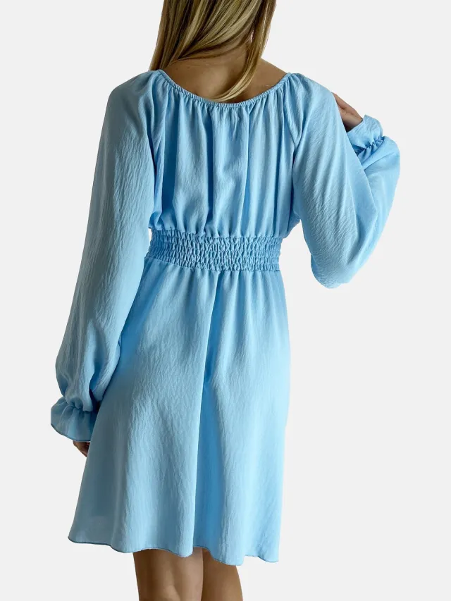 Elara Maxikleid Hellblau