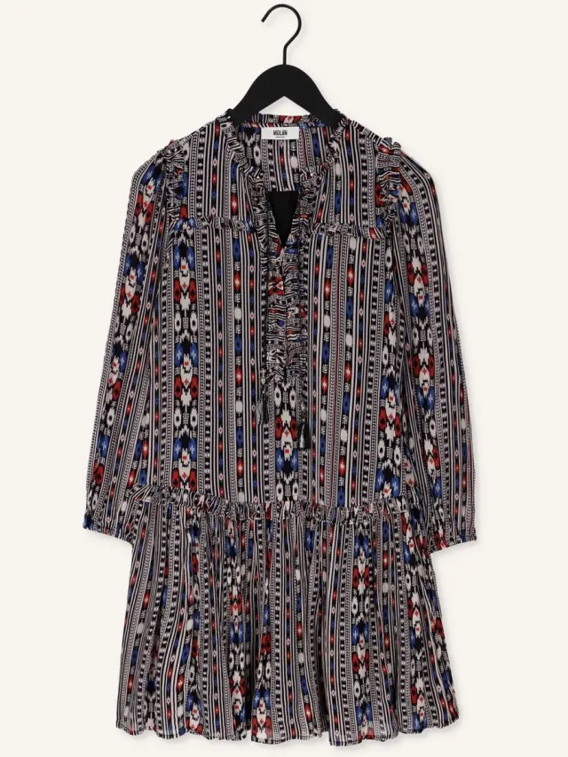 Moliin Luna Dames - Jurk - Multi