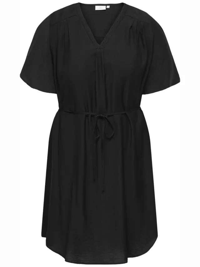Only Carmakoma mini jurk zwart