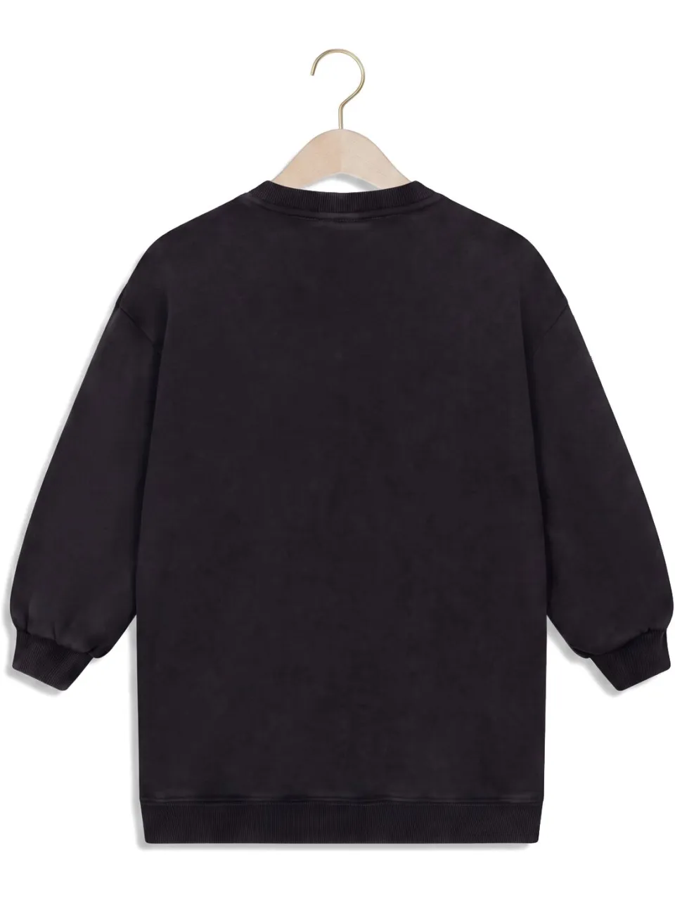 ALIX MINI Meisjes Jurken Sweatdress - Donkergrijs, foto 2