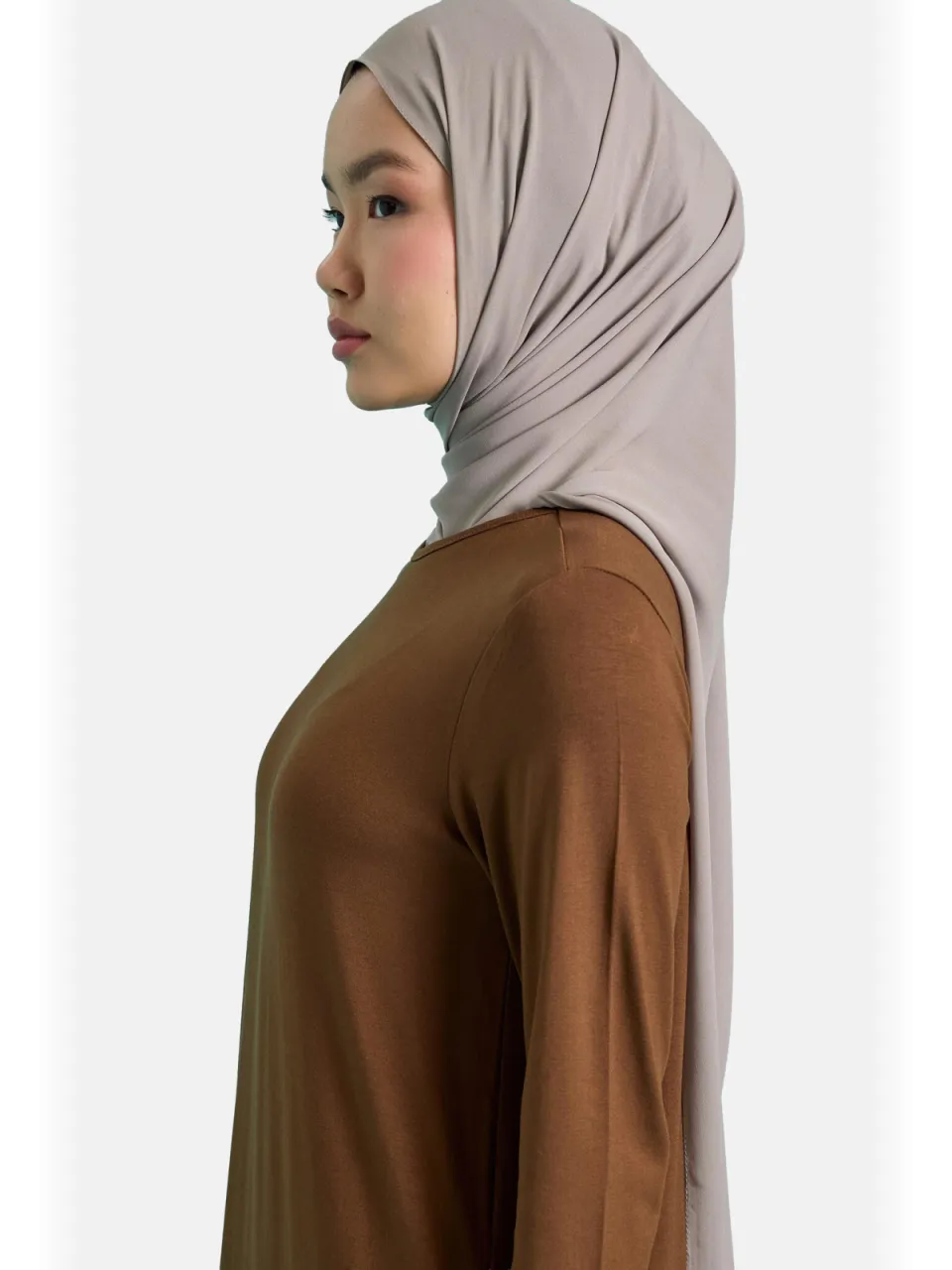 Modest Dress Benin chocoladebruin, foto 2