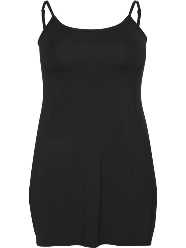 Kaffe Curve Strapless jurk voor vrouwen KAFFE Curve Jena zwart diep