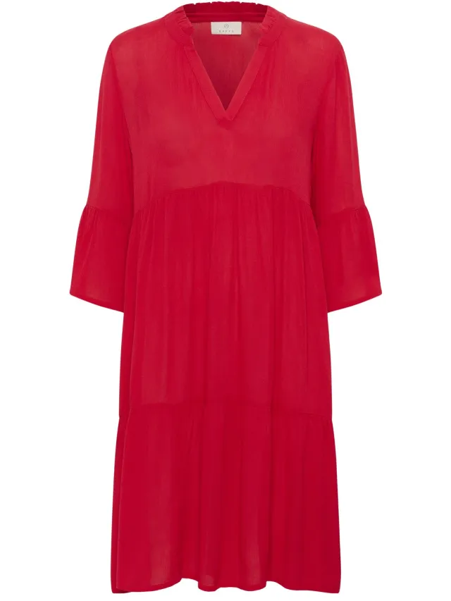 Kaffe Damesjurk KAFFE Marianah Rood
