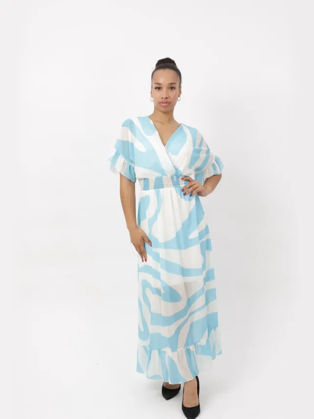 Elara Maxikleid Minzgrün