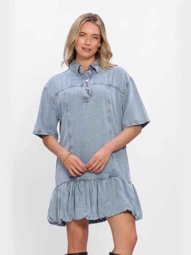Gestuz Dames Jurken Gzsea Dress - Lichtblauw