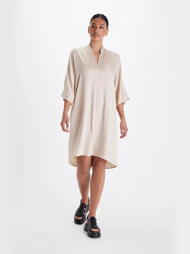 Neu Nomads dames vegan Midi Jurk Kerala Champagne Crème